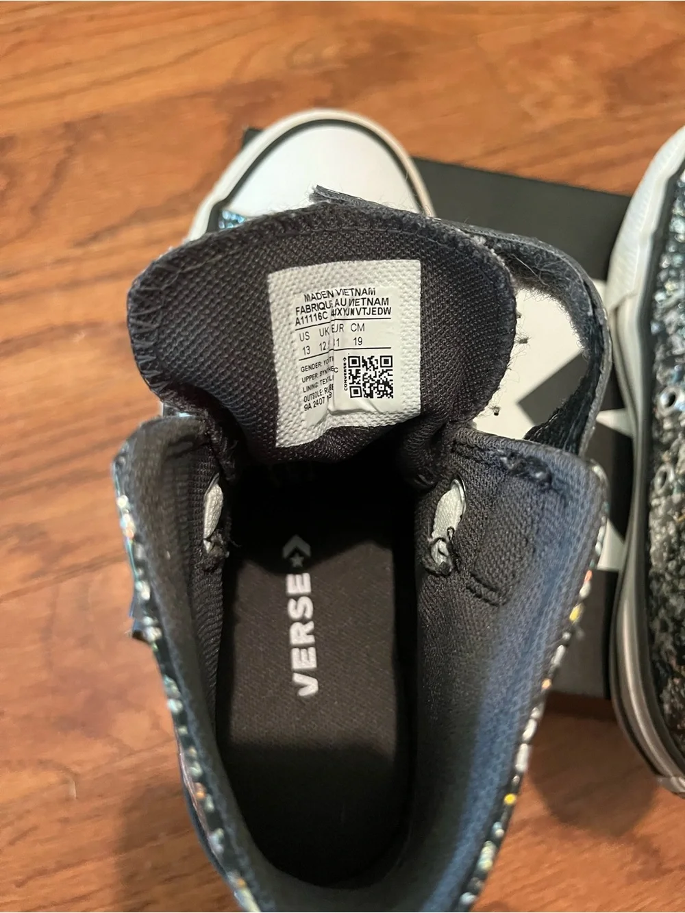 Lot Of 2 Converse Chuck Taylor High Top Shoes Size 13.